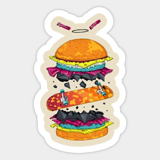 Hyper Burger Sticker